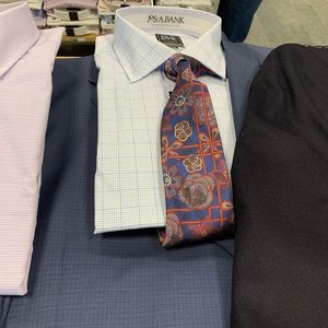 Suits, Sportcoats, slacks, shirts and ties